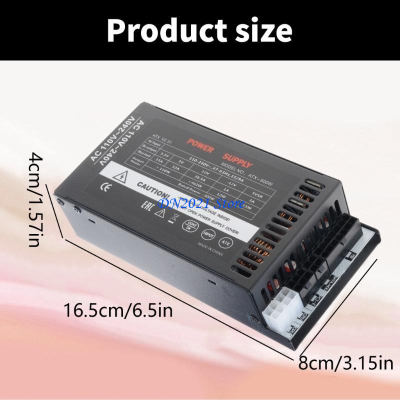 Flex Atx Power Supply 600W 1U - F3KE COWNING COWNING FAN 600W FLEXS
