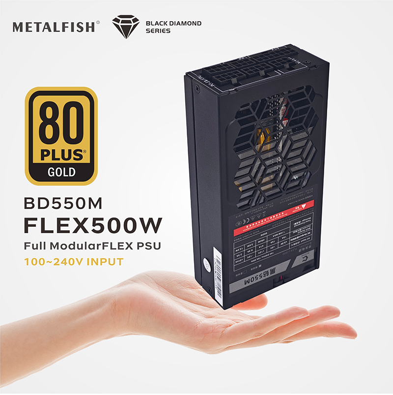 METALFISH Flex 500/600W 80PLUS - مراجعة Flex Atx Power Supply 600W 1U وسعره