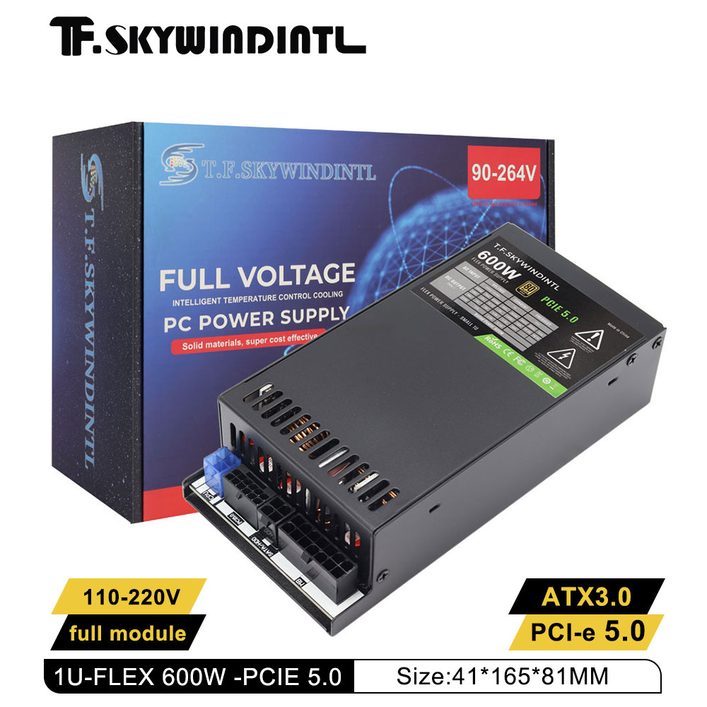 مزود طاقة ATX 3.0 PCI-E Gen5 F - مراجعة Flex Atx Power Supply 600W 1U وسعره