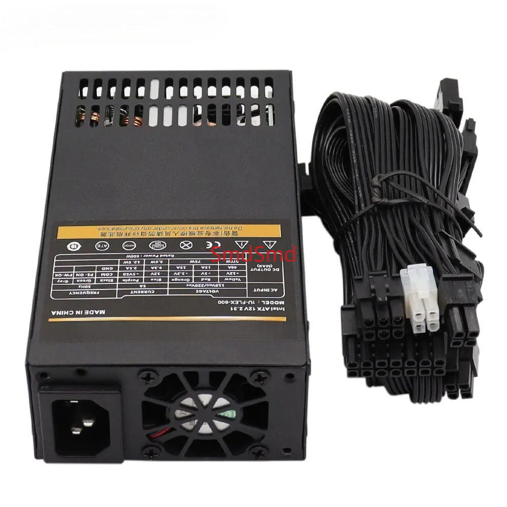 مزود طاقة معياري فلكس 600 واط  - مراجعة Flex Atx Power Supply 600W 1U وسعره