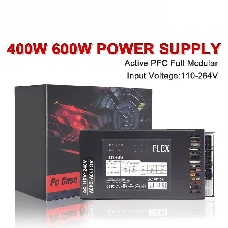 CHJJULONGFENGBAO ATX 400 واط 6 - مراجعة Flex Atx Power Supply 600W 1U وسعره