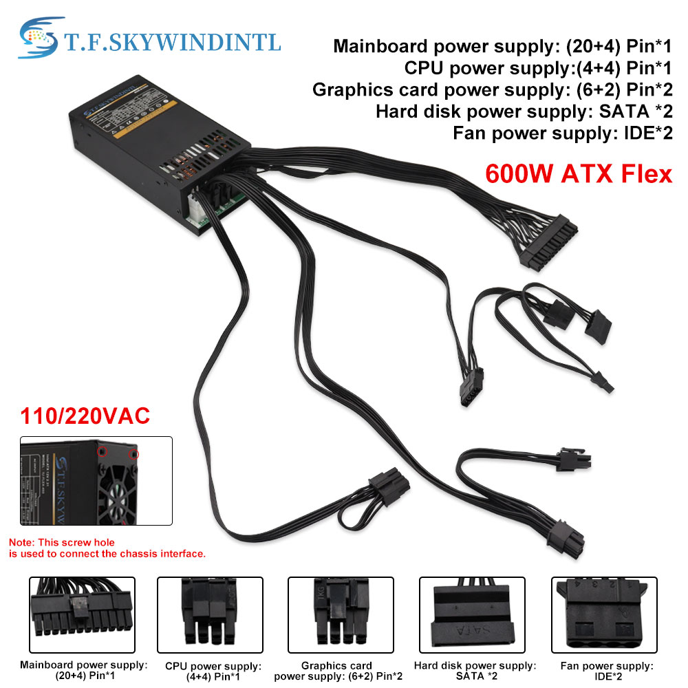 فليكس 600 واط وحدات إمدادات ال - مراجعة Flex Atx Power Supply 600W 1U وسعره